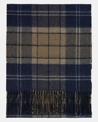 Barbour Dramside Reversible Scarf - Birchwood Dress Tartan | CHO | Designer Unisex Scarves