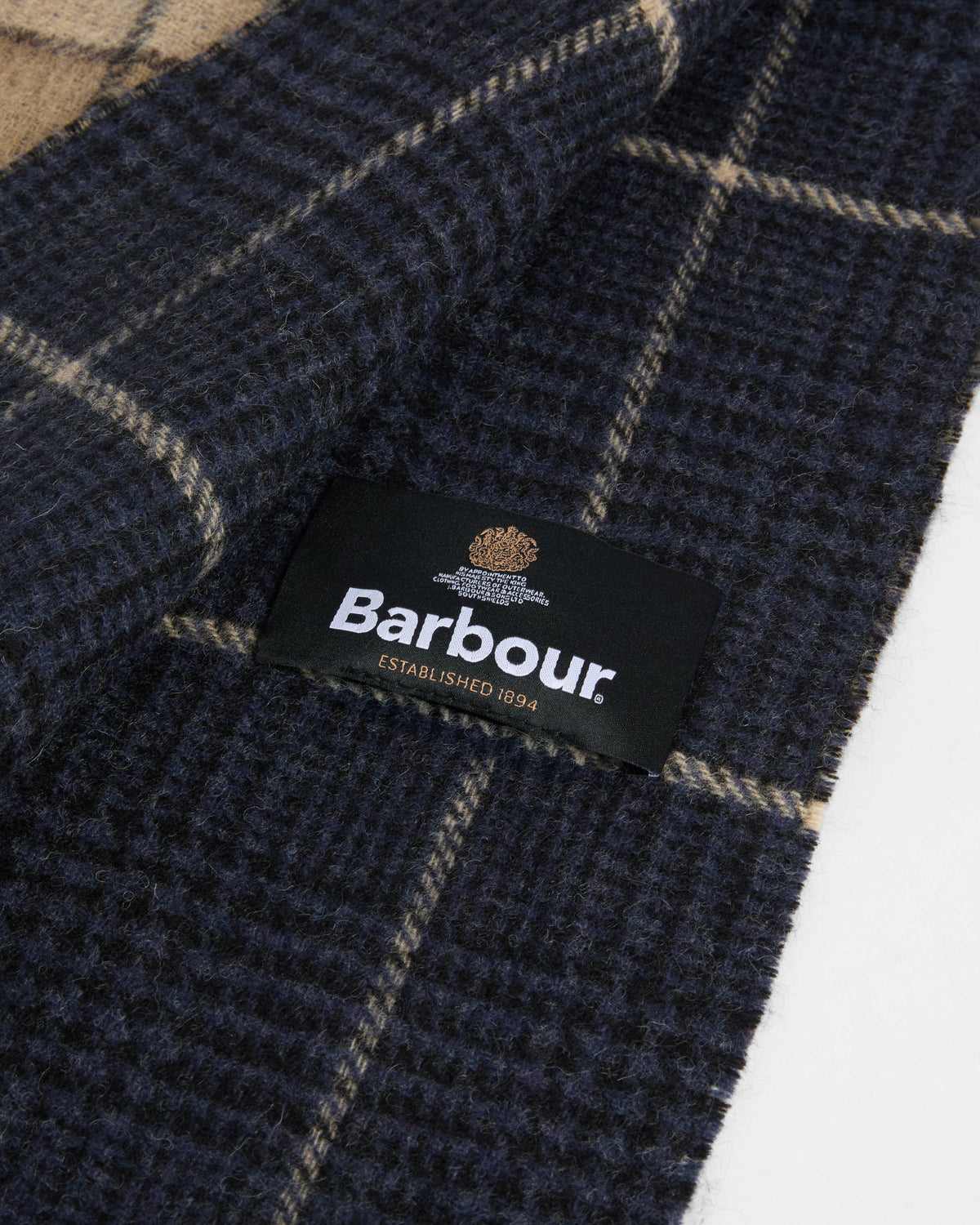 Barbour Dramside Reversible Scarf - Birchwood Dress Tartan | CHO | Designer Unisex Scarves
