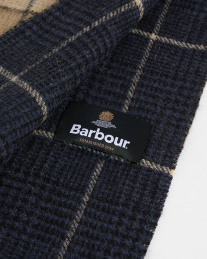 Barbour Dramside Reversible Scarf - Birchwood Dress Tartan | CHO | Designer Unisex Scarves