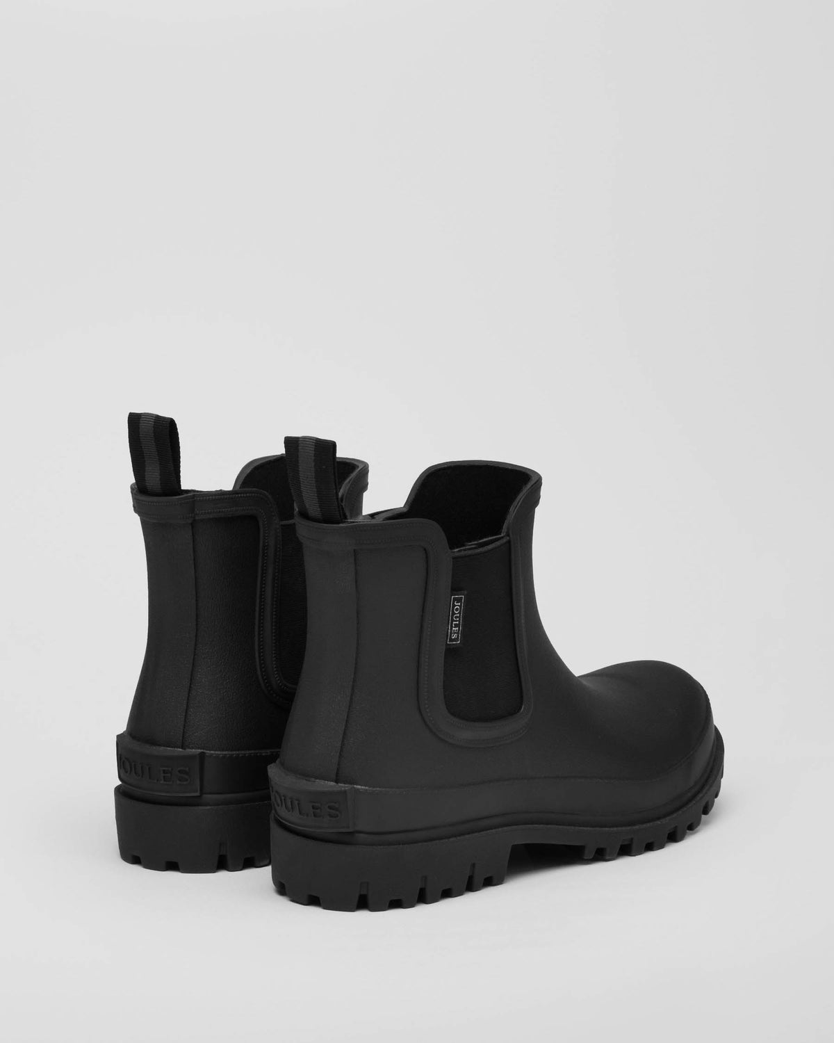 Joules Mens Short Welly - Black pair, back
