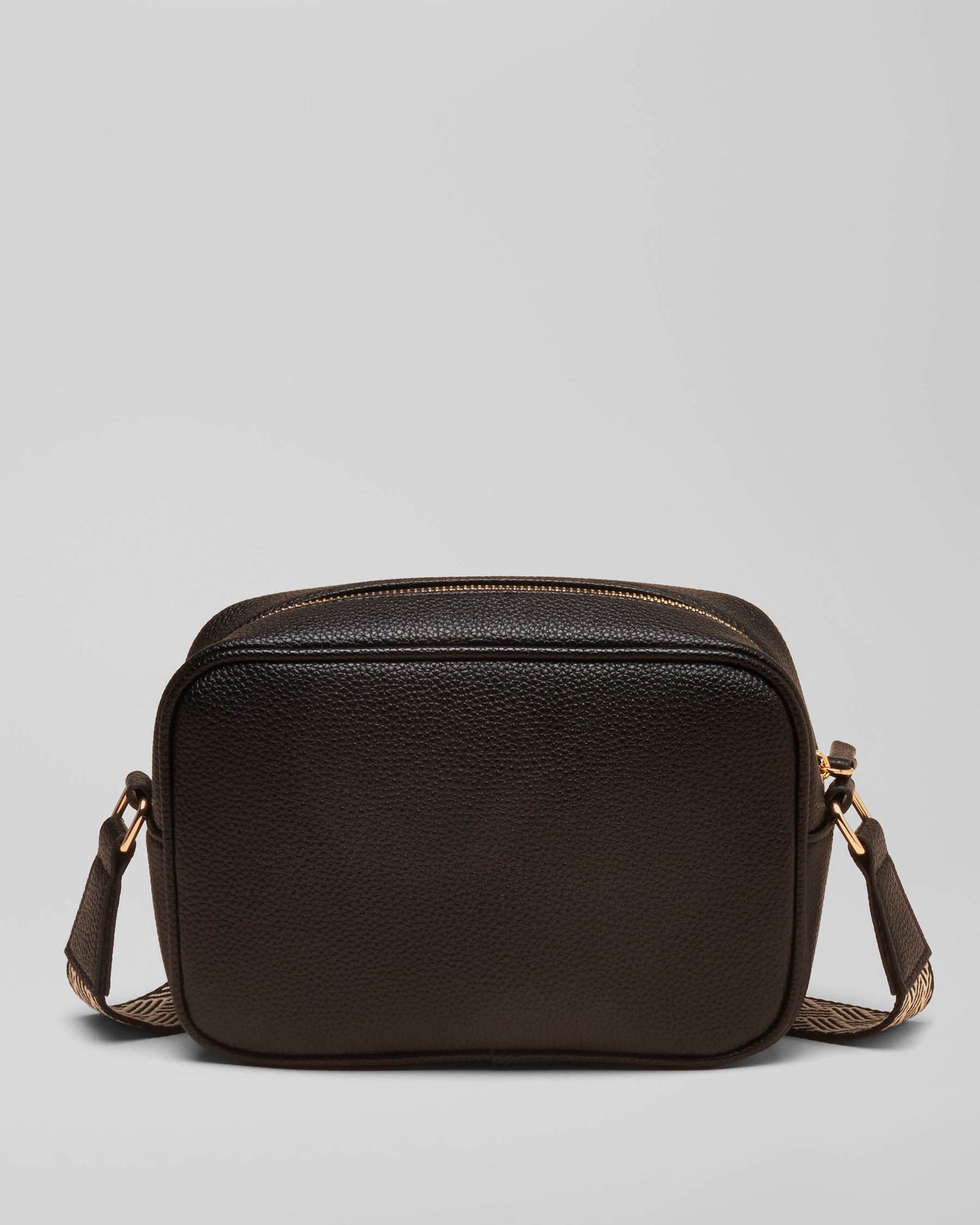Joules Trent Womens Faux Leather Crossbody Bag - Black, back