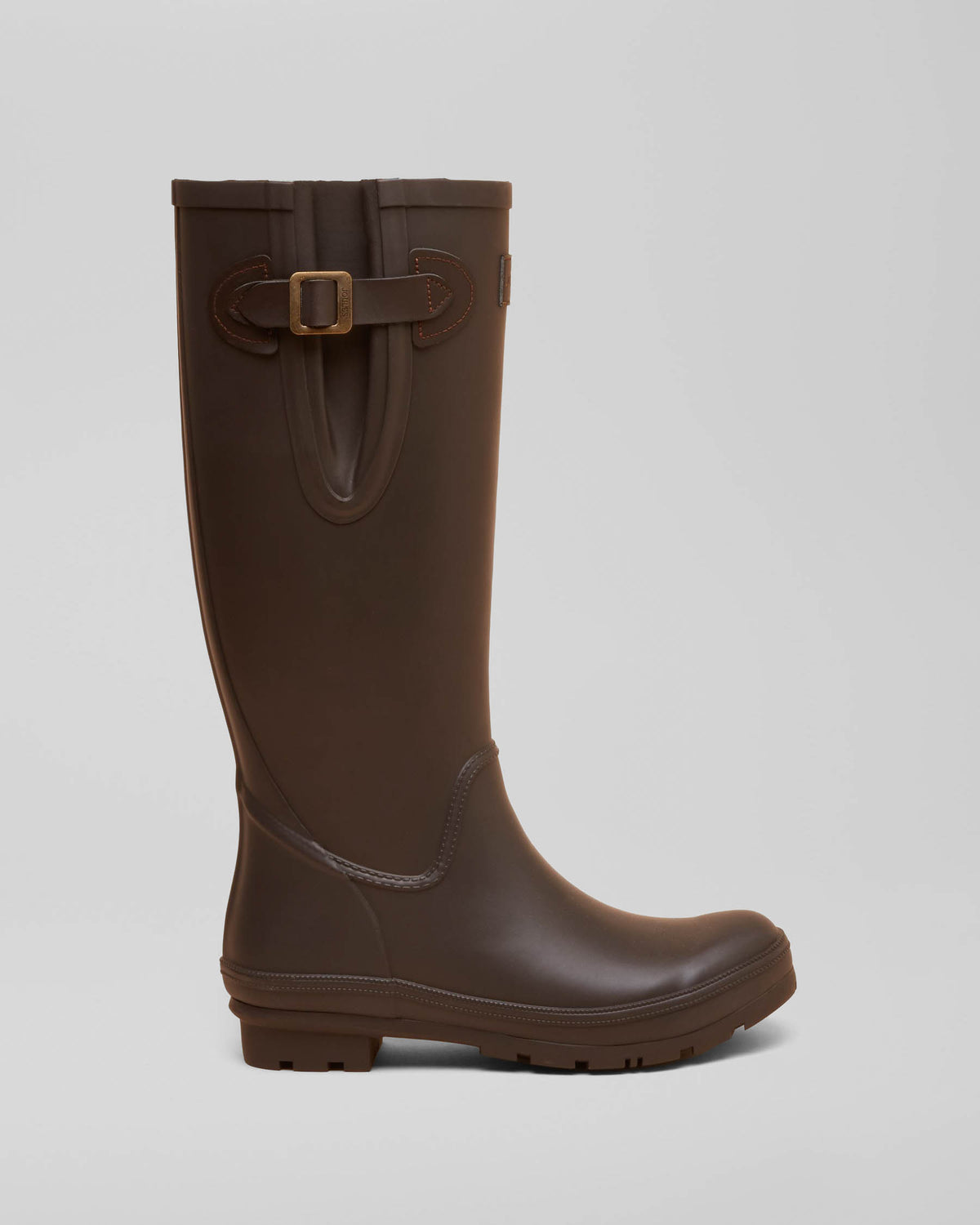 Joules Houghton Womens Fur Lined Adjustable Wellies - Brown