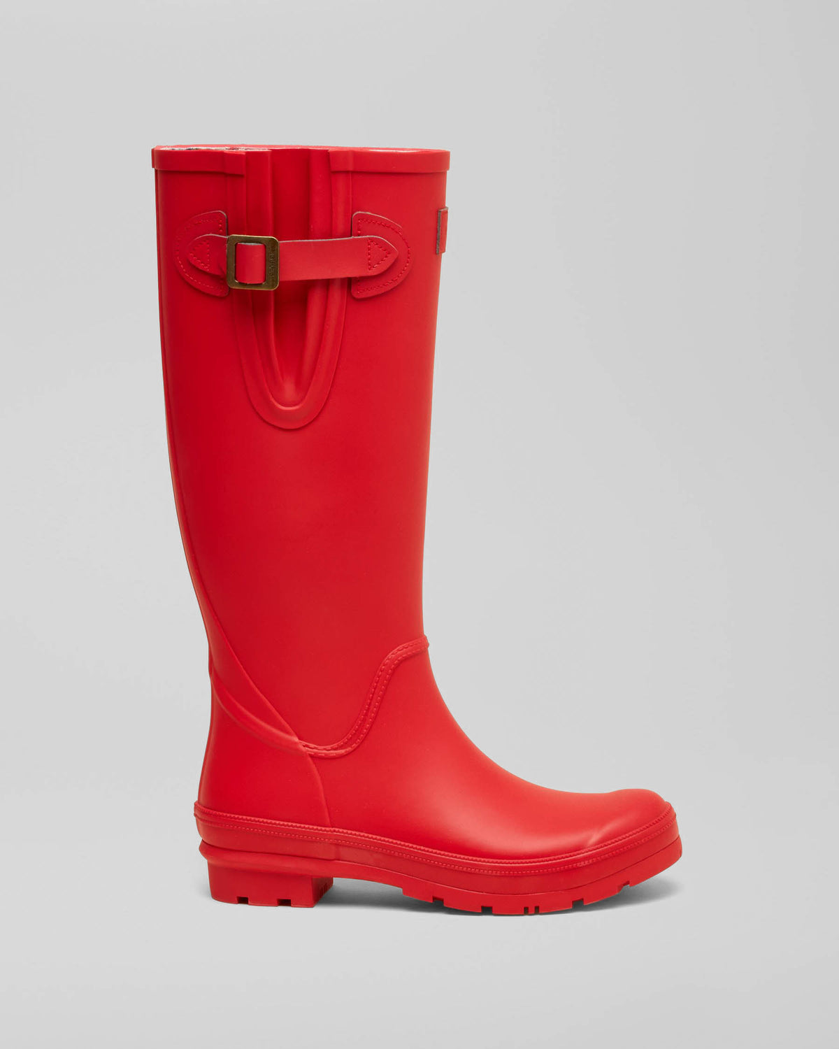 Joules Houghton Womens Adjustable Tall Wellies - Red side