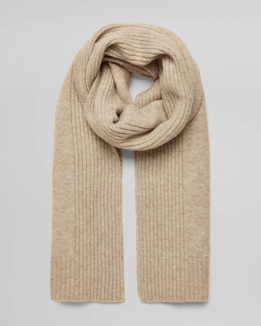 Joules Womens Fine Knit Scarf - Oat | CHO | Designer Womens Scarves