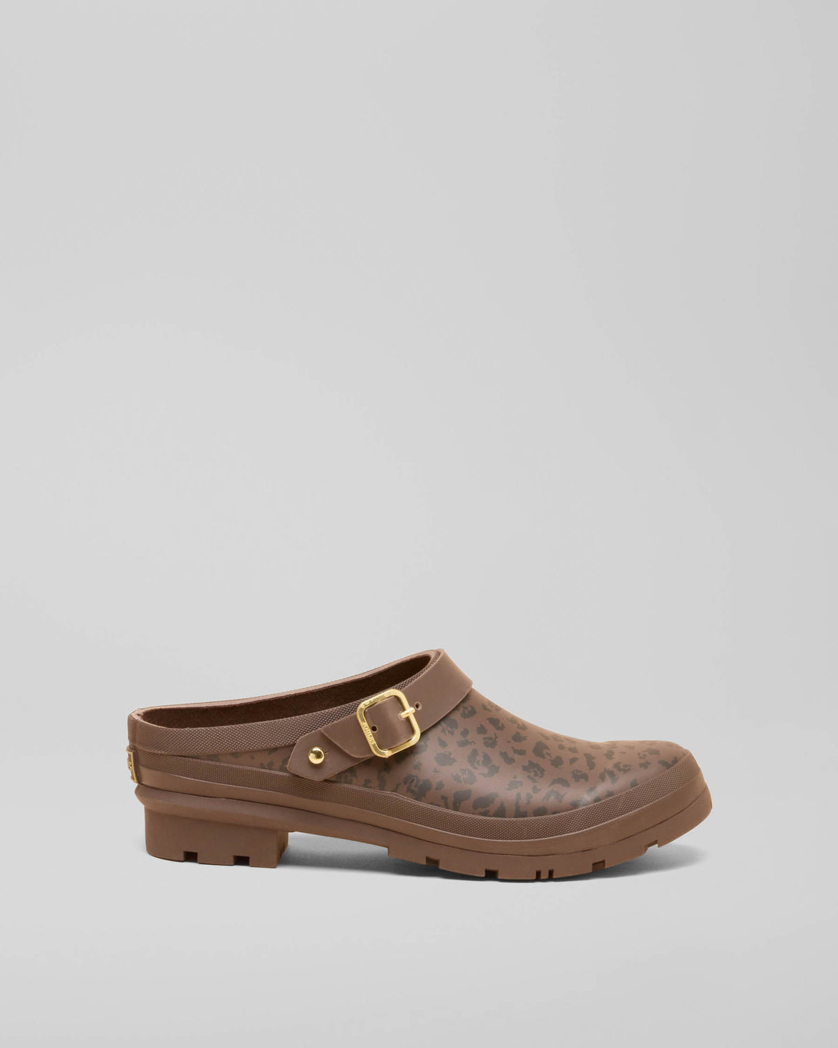 Joules Elbridge Womens Welly Clogs - Leopard side