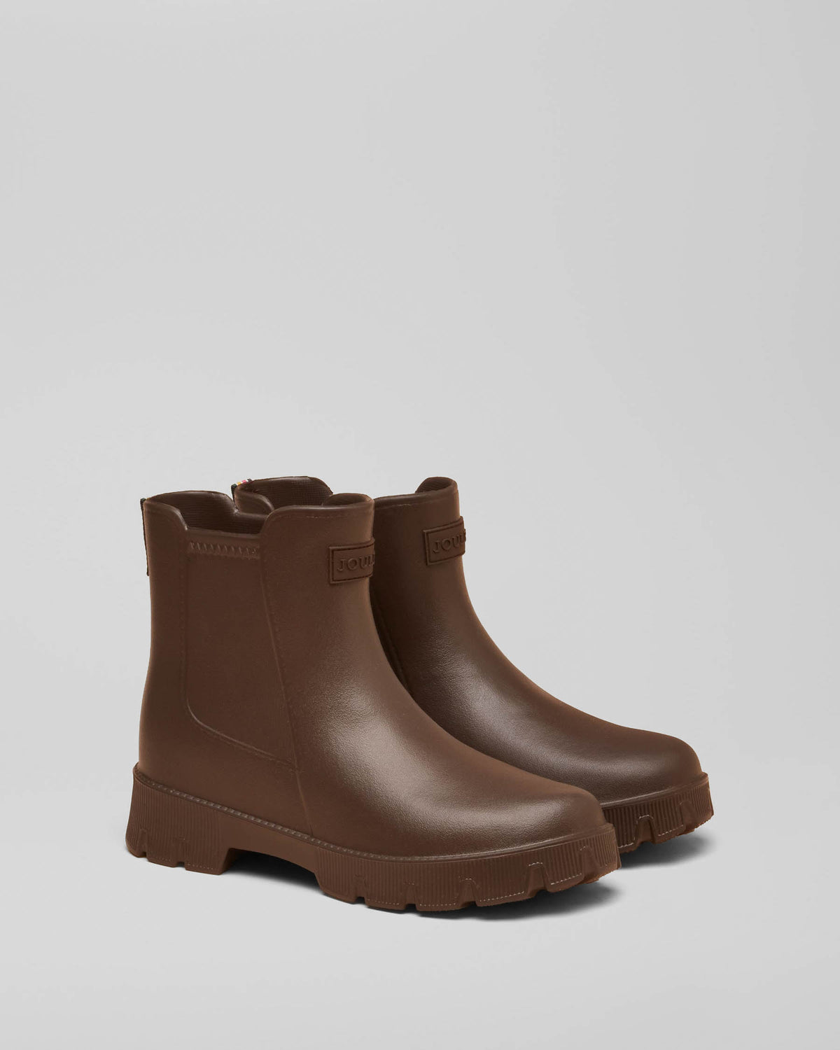 Joules Raindance Womens Short Wellies - Chocolate Brown