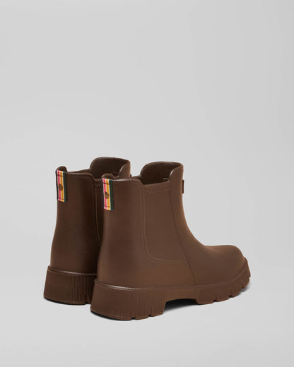 Joules Raindance Womens Short Wellies - Chocolate Brown