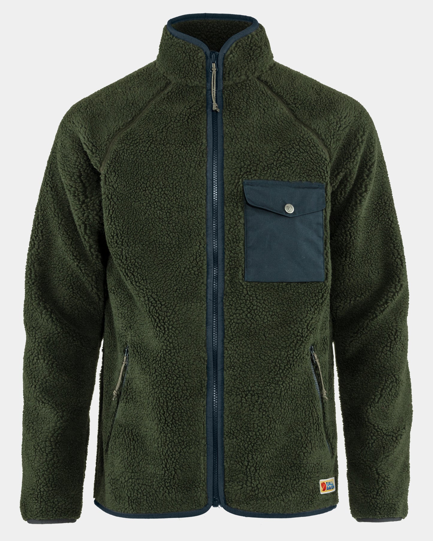Fjallraven Vardag Pile Mens Fleece - Deep Forest 662
