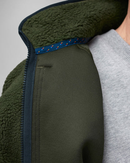 Fjallraven Vardag Pile Mens Fleece - Deep Forest 662