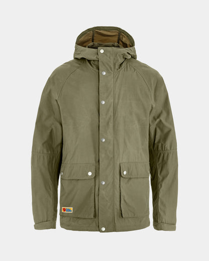 Fjallraven Vardag Vindby Mens Weather Resistant Jacket - Green 620