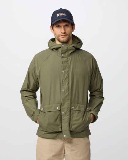Fjallraven Vardag Vindby Mens Weather Resistant Jacket - Green 620
