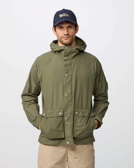 Fjallraven Vardag Vindby Mens Weather Resistant Jacket - Green 620