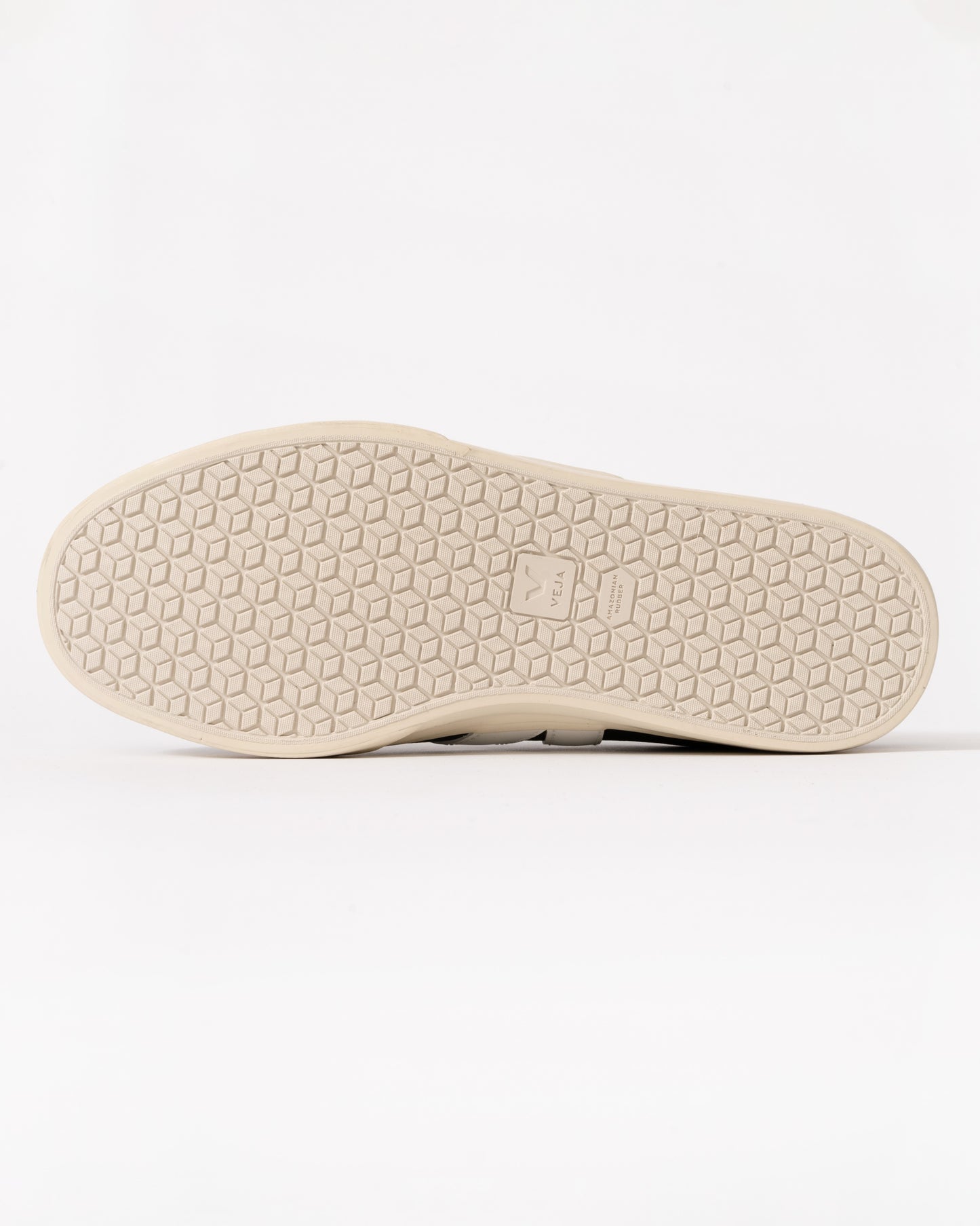 Veja Campo Leather Mens Trainers - Black/White - CHO - Designer Mens Trainers