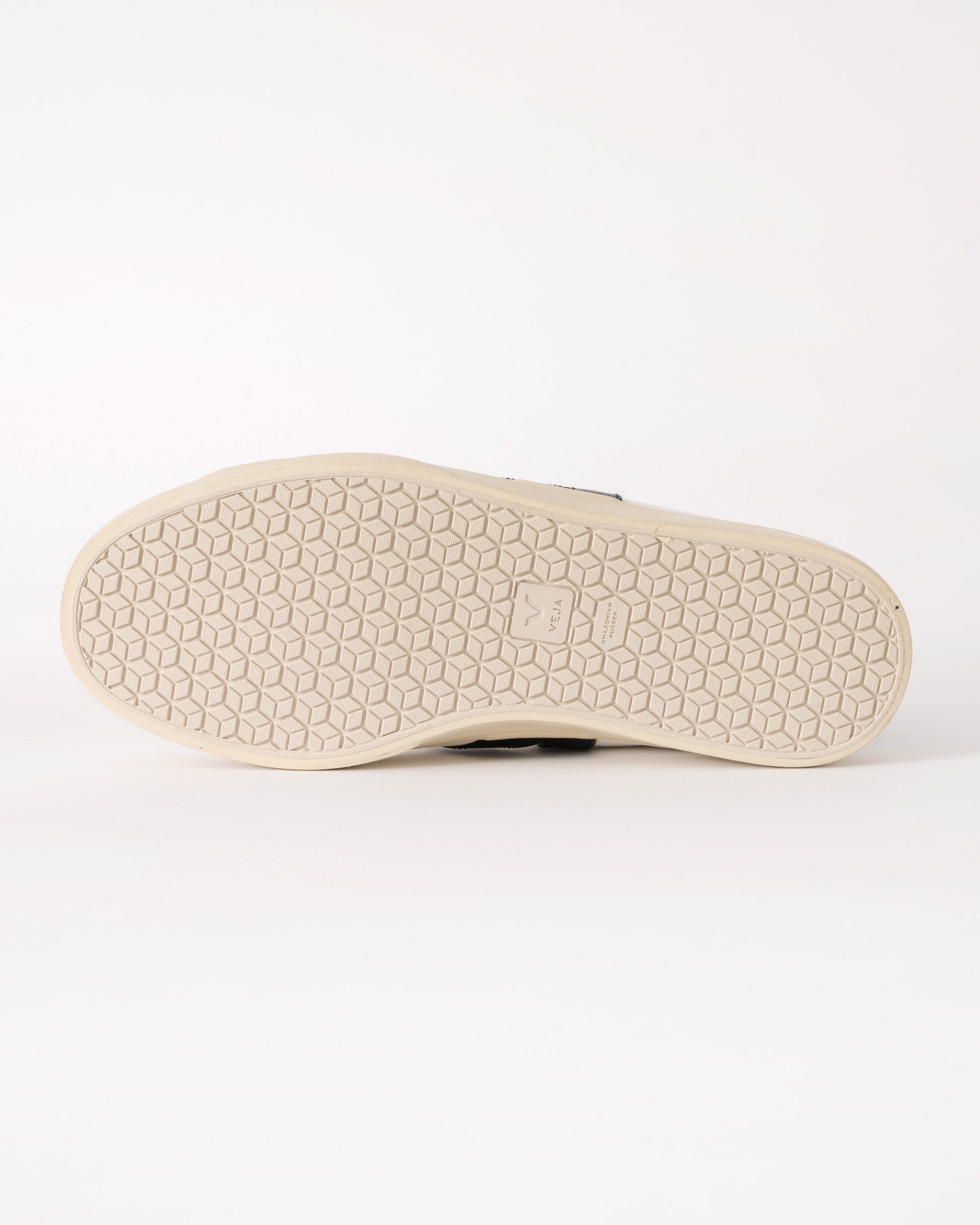 Veja Campo Leather Mens Trainers - White/Black - CHO - Designer Mens Trainers