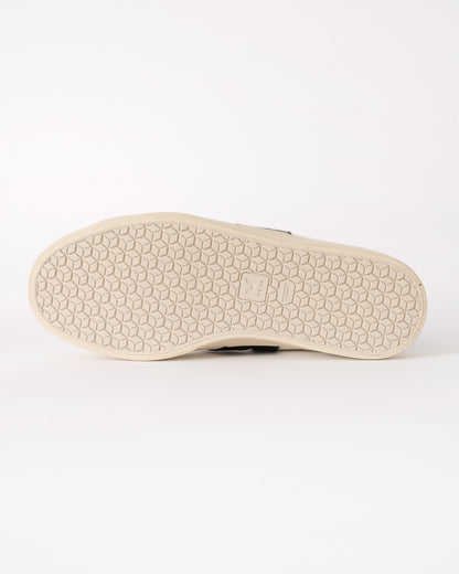 Veja Campo Leather Mens Trainers - White/Black - CHO - Designer Mens Trainers