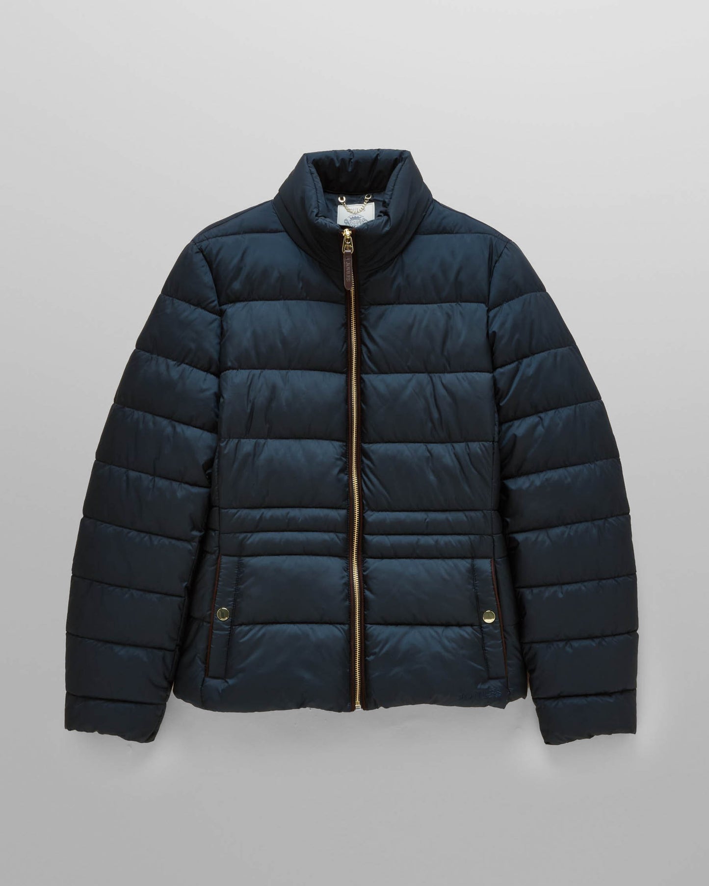 Joules Paddock Womens Showerproof Padded Jacket - Navy | CHO | Designer Padded Jackets