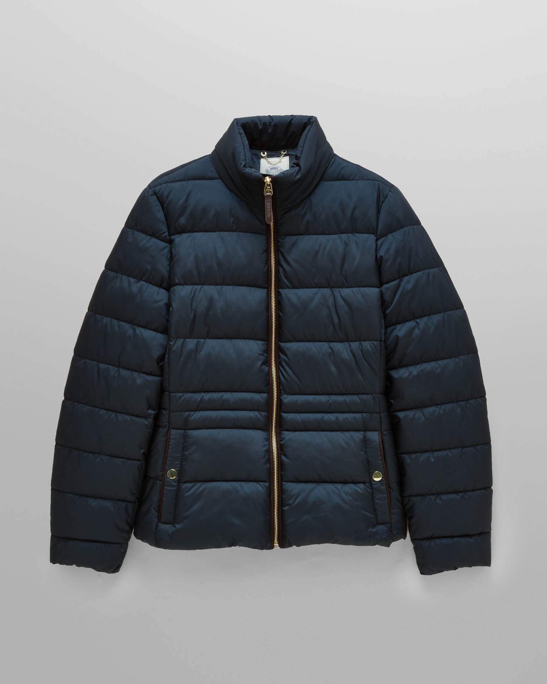 Joules Paddock Womens Showerproof Padded Jacket - Navy | CHO | Designer Padded Jackets