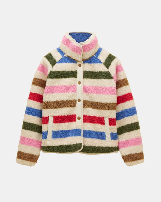 Joules Eva Womens Full Zip Fleece - Multi Bright | CHO | Designer 