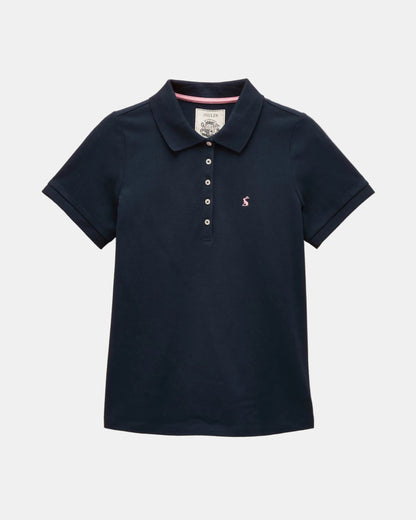 Joules Woody Womens Polo Shirt - Navy | CHO | Designer Womens Polo Shirts