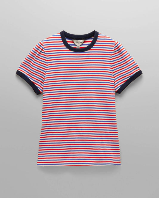 Joules Erin Womens Striped T-Shirt - London Bus Stripe