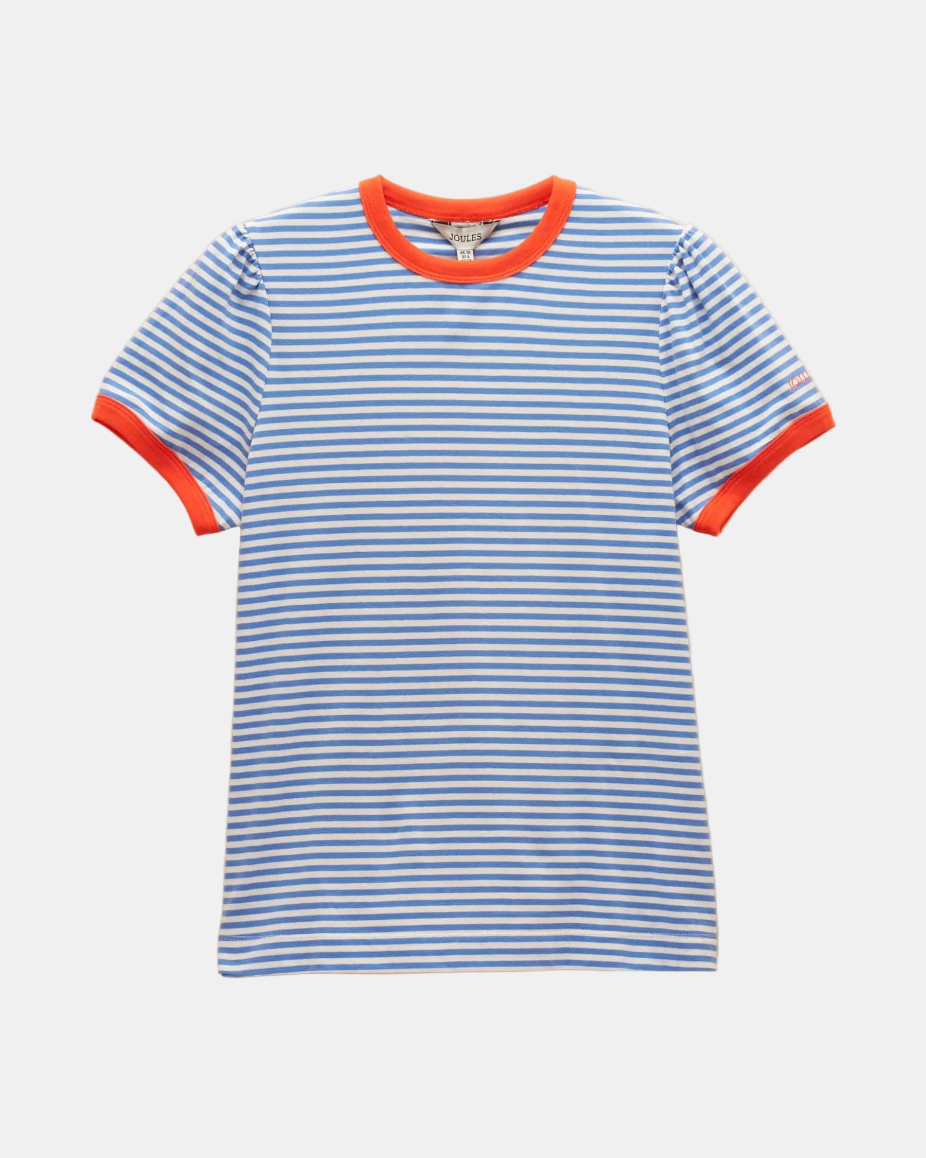 Joules Erin Womens Striped T - Shirt - Blue Stripe | CHO | Designer