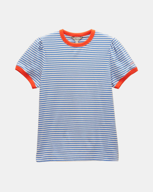 Joules Erin Womens Striped T-Shirt - Blue Stripe