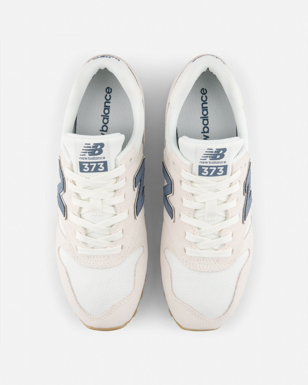 New Balance 373 Womens Trainers - Linen/Shadow Blue
