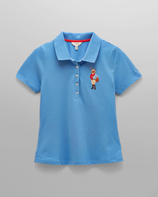 Joules Womens Jonty Polo Shirt - Blue