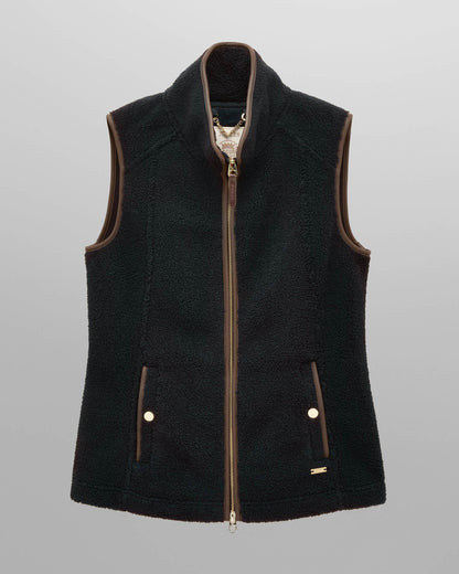 Joules Womens Heritage Borg Gilet - Navy - CHO - Designer 
