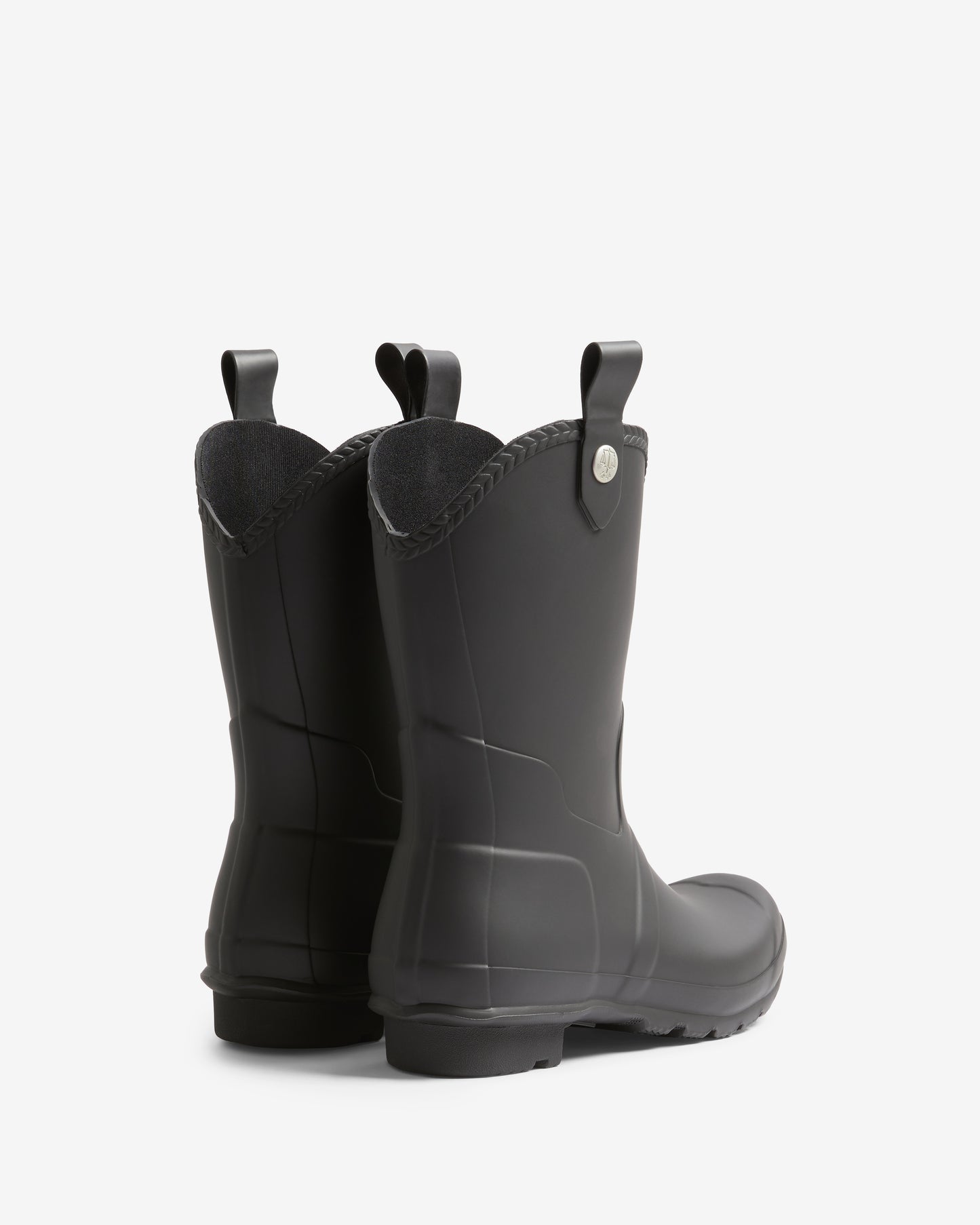 Hunter Womens Original Cowboy Boot Wellies - Black | CHO | Designer Womens Short Wellies