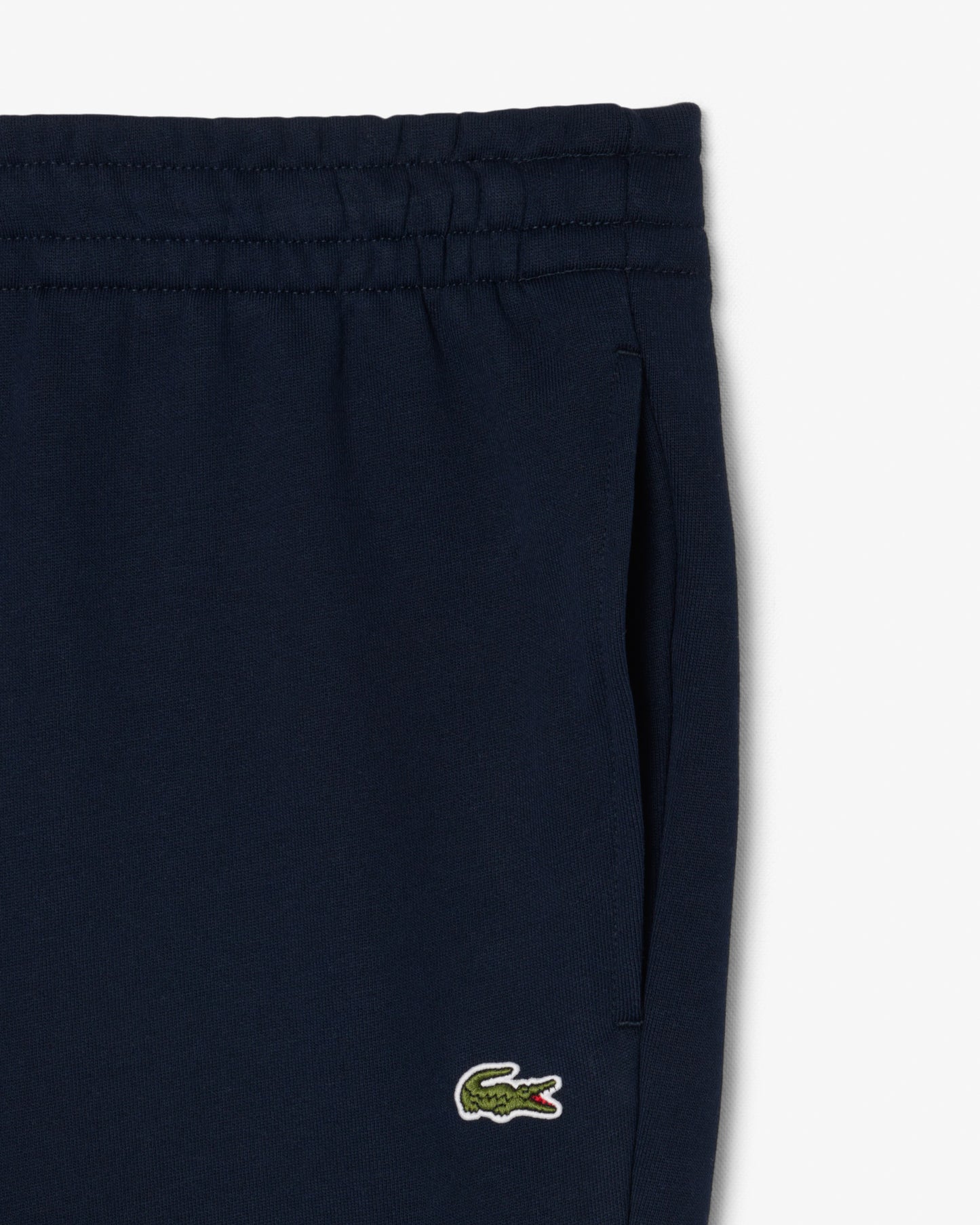 Lacoste Tapered Fit Mens Fleece Sweatpants - Navy Blue 166 | CHO | Designer Mens Sweatpants