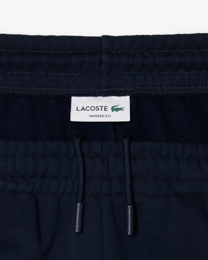Lacoste Tapered Fit Mens Fleece Sweatpants - Navy Blue 166 | CHO | Designer Mens Sweatpants