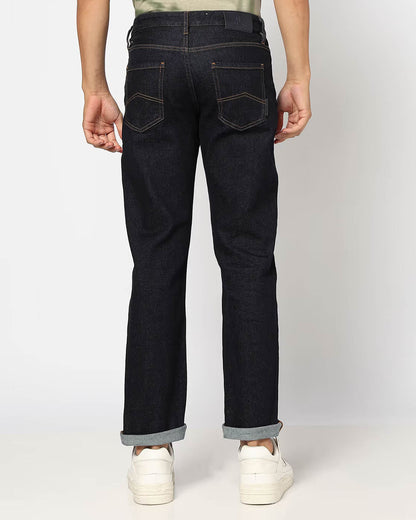 Armani Exchange Mens J16 Straight Fit Jeans - Blue Denim MB001 - CHO - Designer Mens Jeans