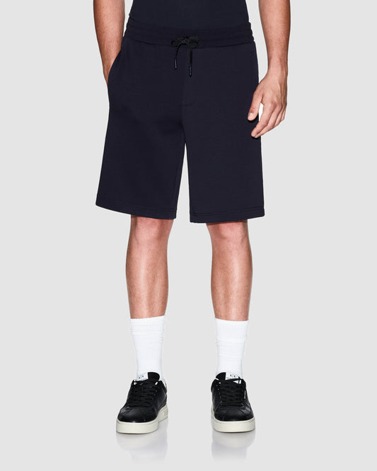 Armani Exchange Mens Jogger Shorts - Deep Navy UB101 - CHO - Designer Mens Shorts