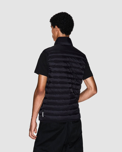 Armani Exchange Mens Milano/New York Down Gilet - Black UC001 - CHO - Designer Mens Padded Gilets