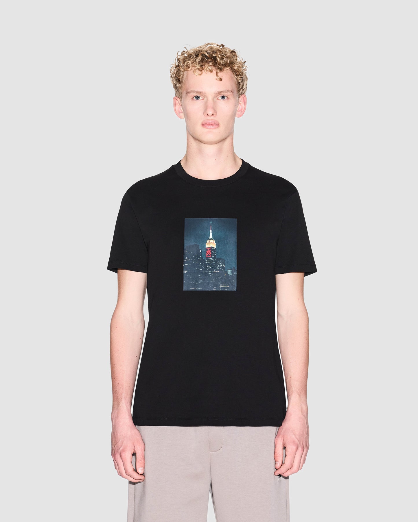 Armani Exchange Mens Graphic Print T-Shirt - Black UC001 - CHO - Designer Mens Short Sleeve T-Shirts