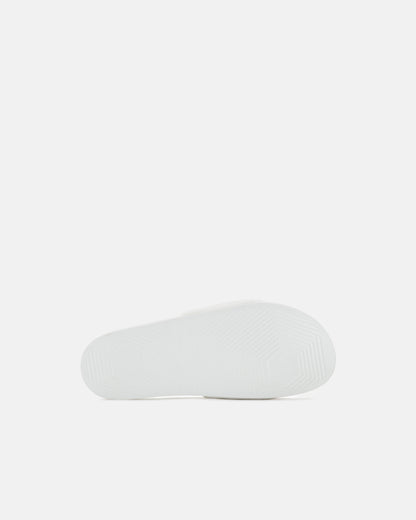 Armani Exchange Mens A|X Logo Sliders - Optical White/Black K488 - CHO - Designer Mens Slides