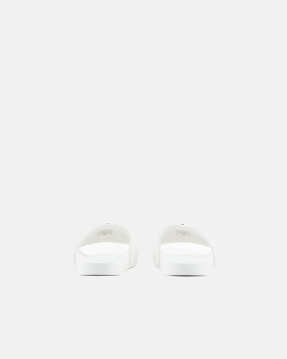 Armani Exchange Mens A|X Logo Sliders - Optical White/Black K488 - CHO - Designer Mens Slides