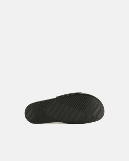 Armani Exchange Mens A|X Logo Sliders - Black/Optical White S277 - CHO - Designer Mens Slides