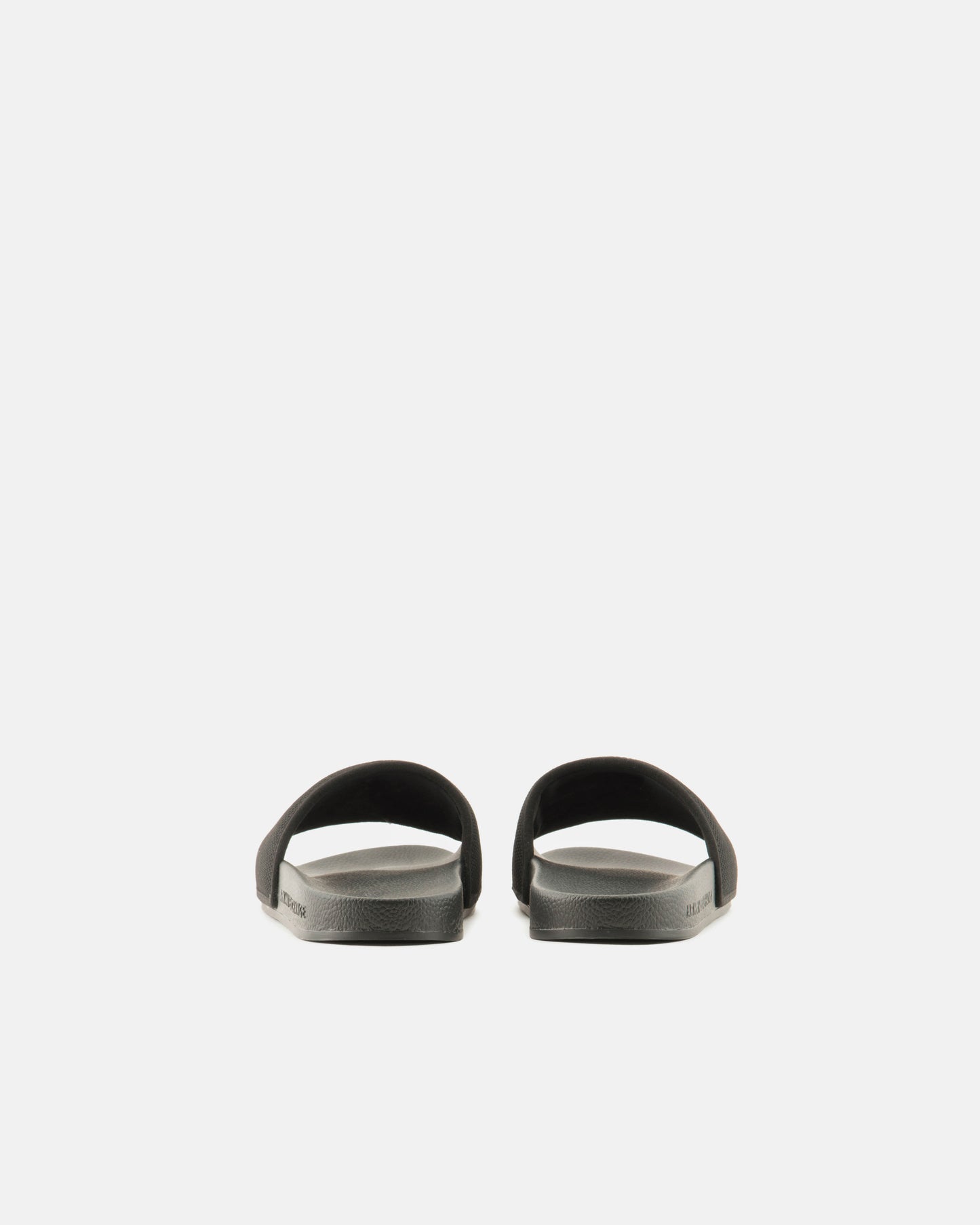 Armani Exchange Mens A|X Logo Sliders - Black/Optical White S277 - CHO - Designer Mens Slides