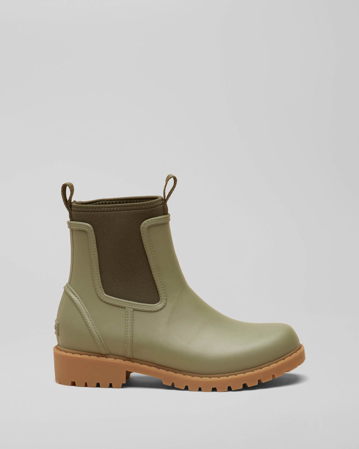 Joules Oakfield Womens Short Wellies - Khaki Green