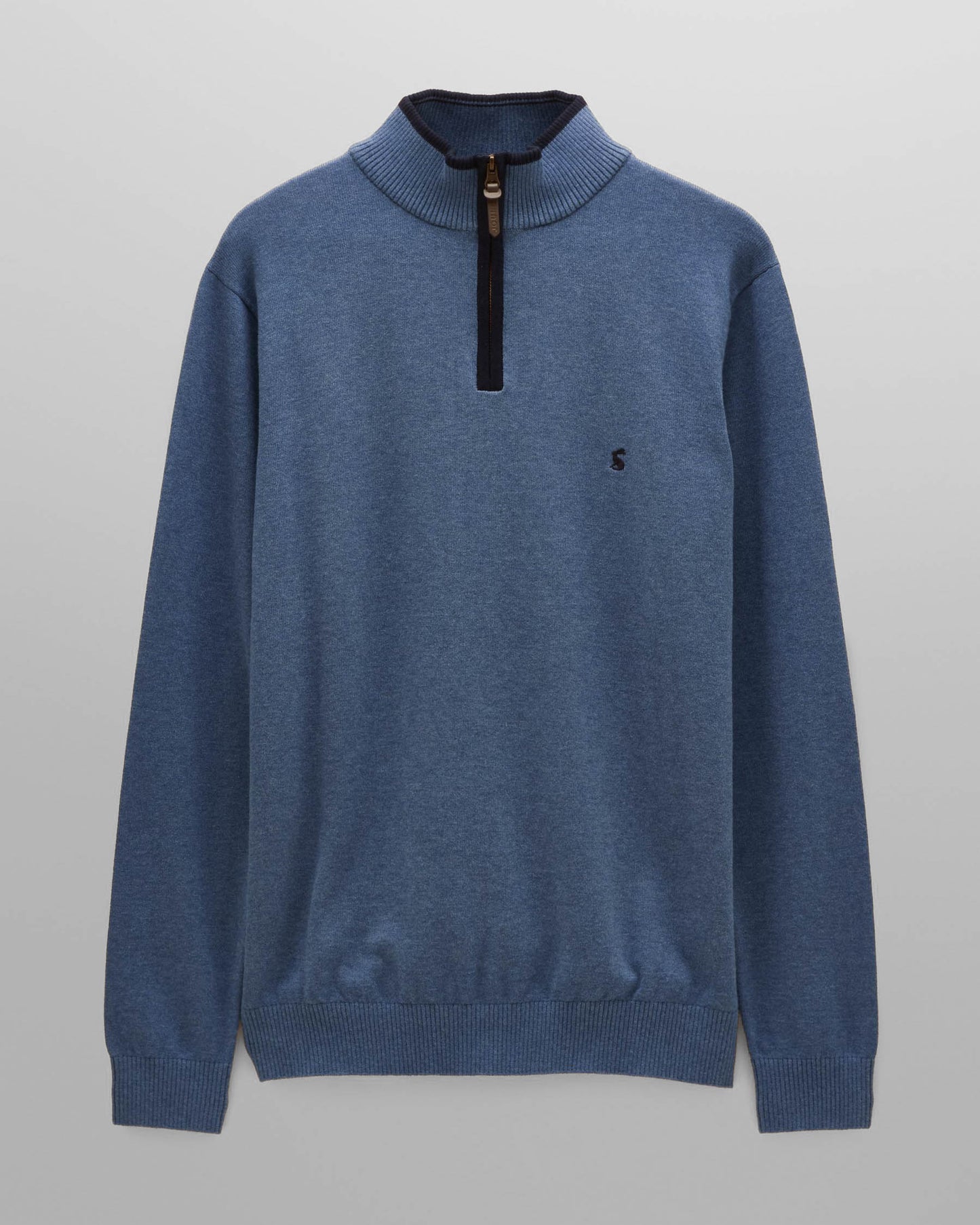 Joules Hillside Mens 1/4 Zip Jumper - Blue
