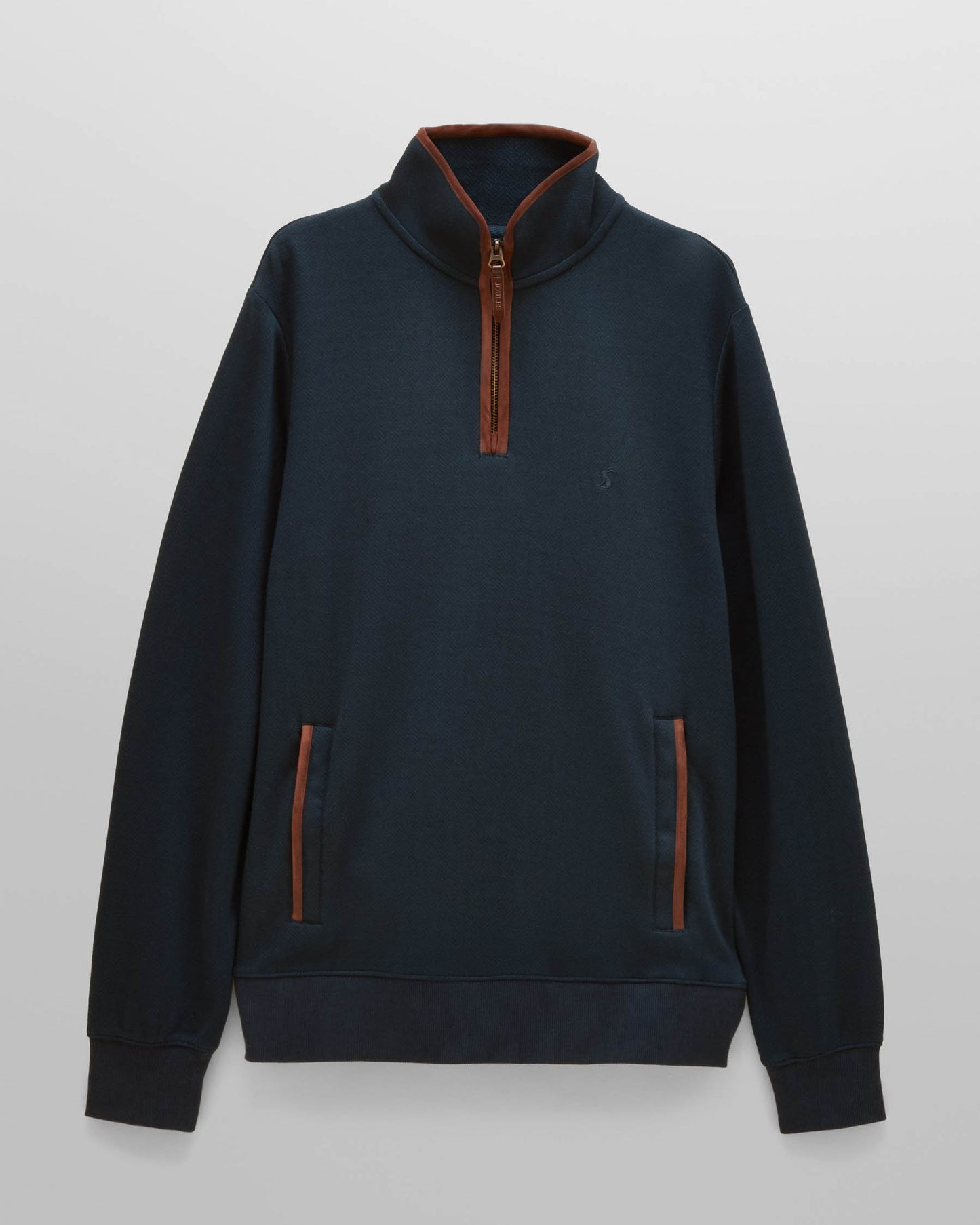 Joules Mens Heritage Sweat 1/4 Zip - Navy