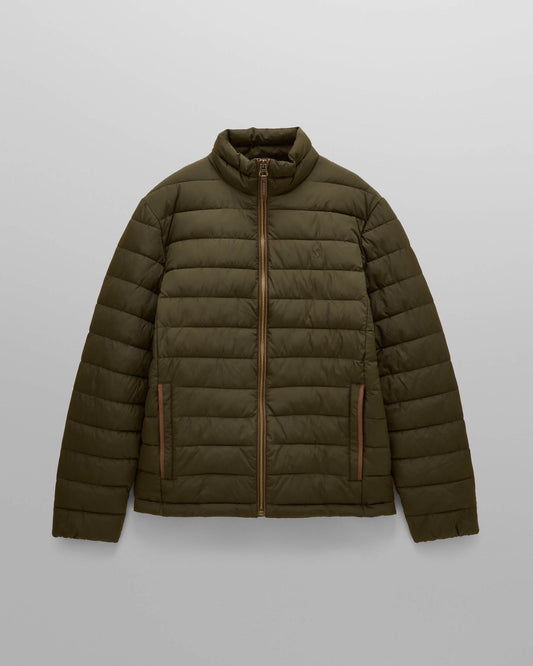 Joules Mens Heritage Padded Jacket - Green | CHO | Designer Mens Padded Jackets