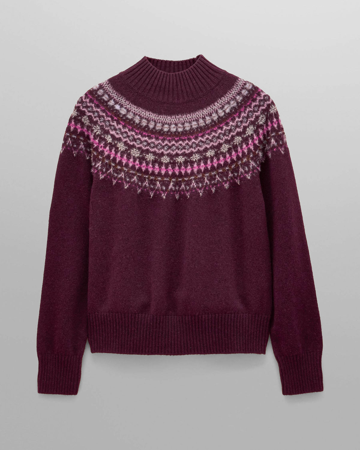 Joules Alba Womens Jumper - Wine | CHO | Designer Womens Jumpers