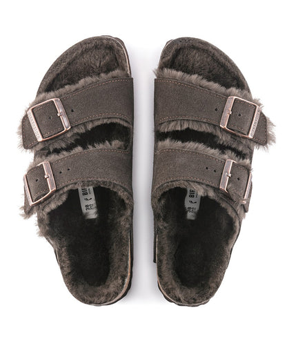 Birkenstock Arizona VL Shearling Womens Sandals - Mocha