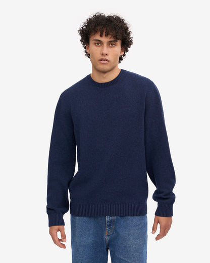 Colorful Standard Classic Merino Wool Crew Neck Jumper - Marine Blue