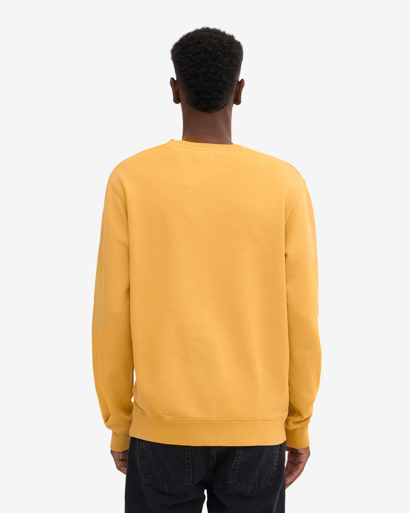 Colorful Standard Mens Classic Organic Crew Neck Sweatshirt - Burned Yellow