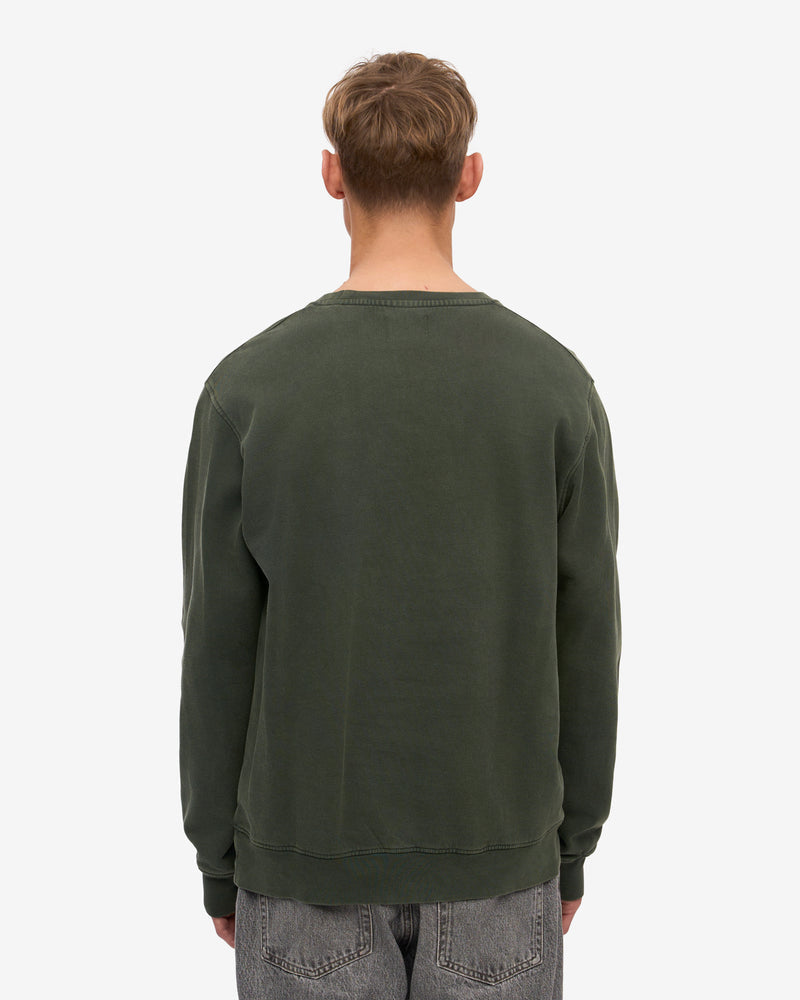 Colorful Standard Mens Classic Organic Crew Neck Sweatshirt - Midnight Forest