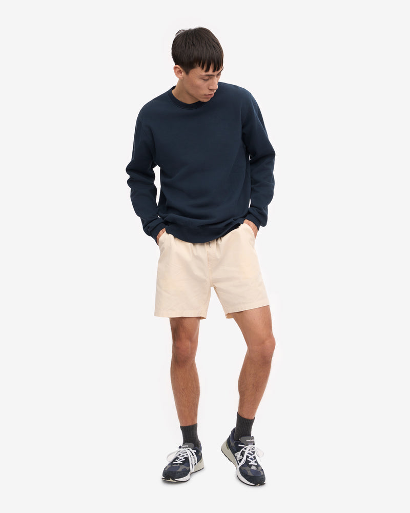 Colorful Standard Mens Classic Organic Crew Neck Sweatshirt - Navy Blue